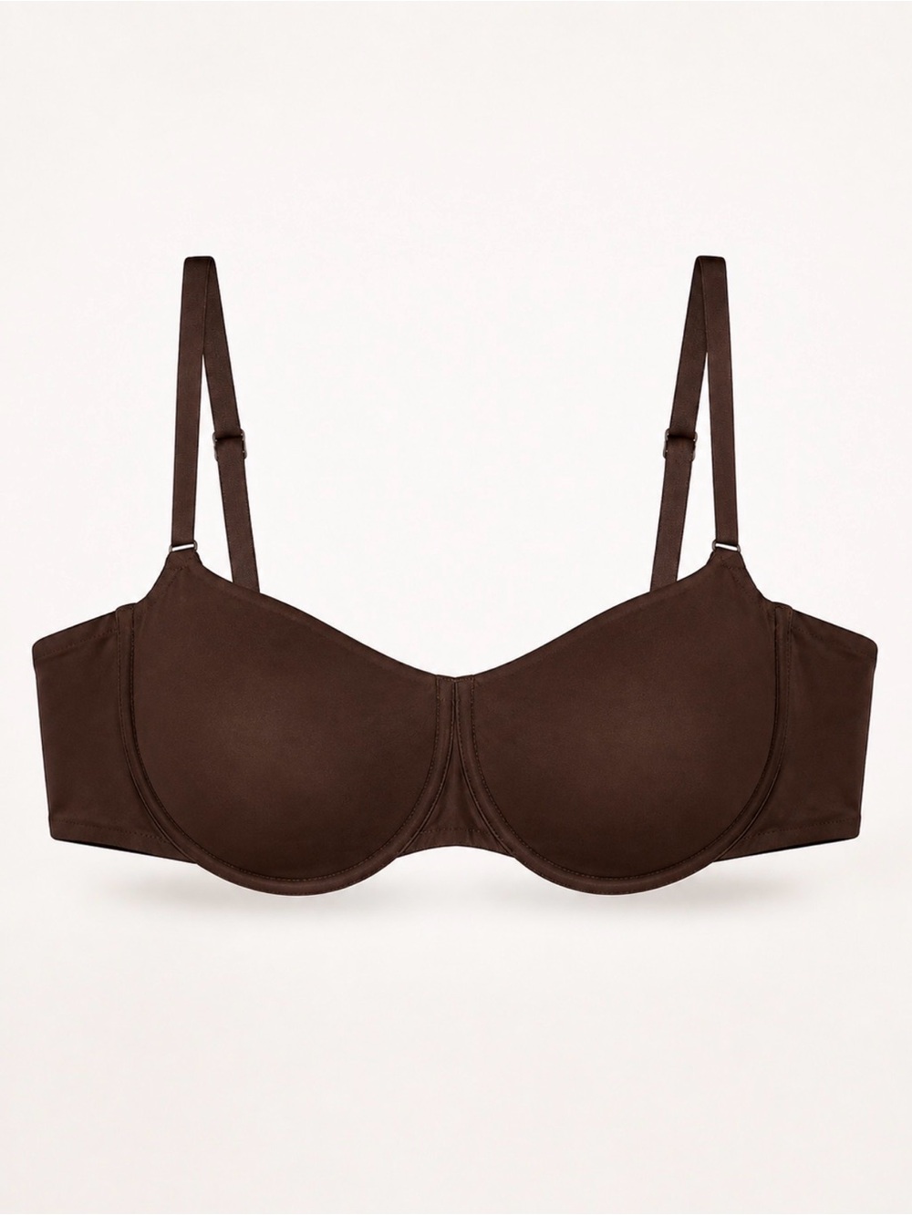 SKIMS Fits Everybody Unlined Demi Underwire Bra Oxide 44C NWT